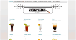 Desktop Screenshot of cocktelier.com